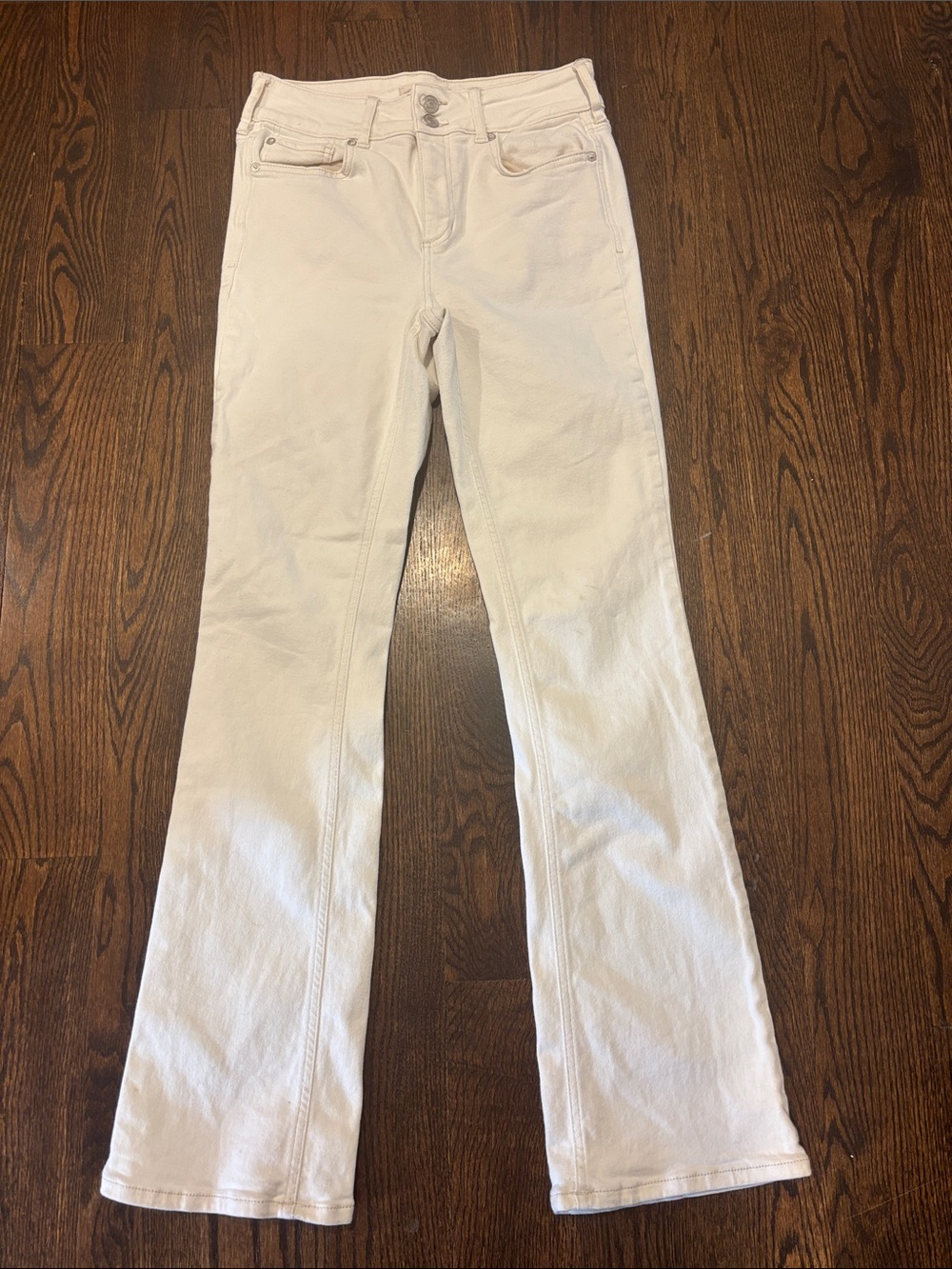 We The Free White Flare Jeans